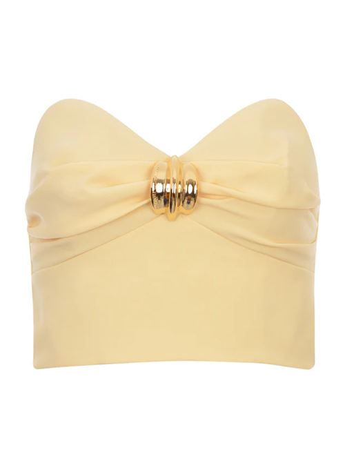 TOP CON DECORAZIONE GIOIELLO ELISABETTA FRANCHI | TO01851E2DC7 lemonade